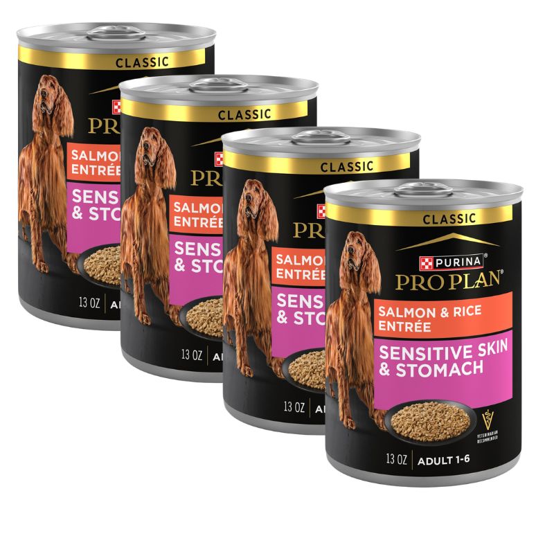 Purina Pro Plan Sensitive Skin & Stomach Adult Wet Dog Food - Salmon & Rice Recipe