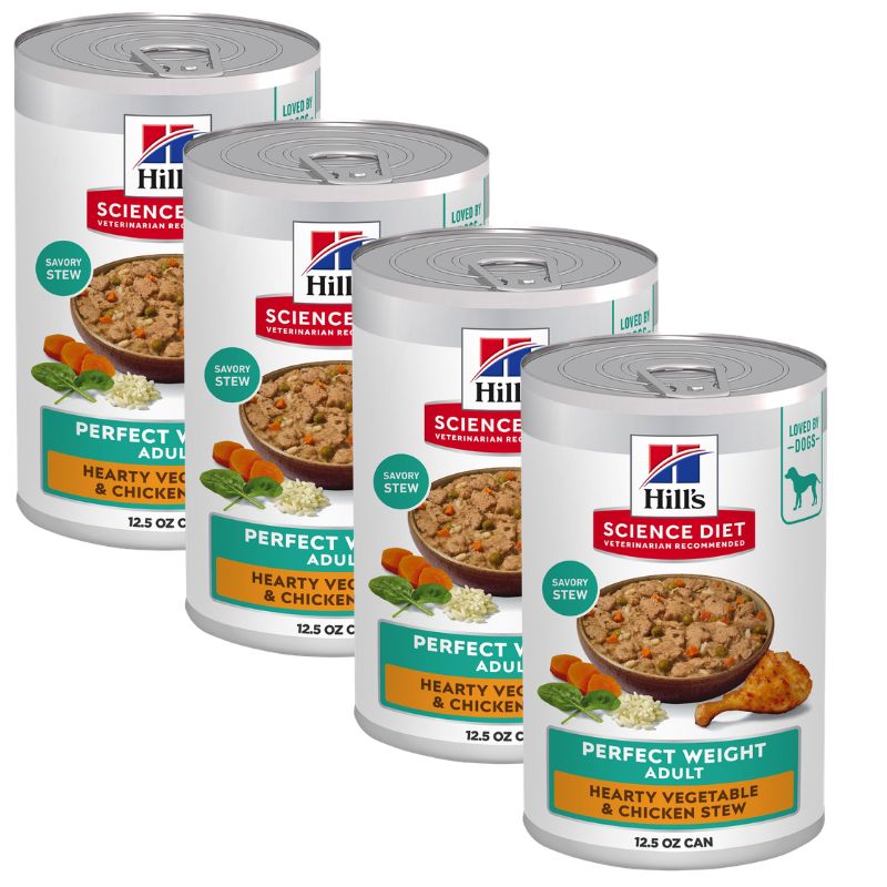 Hill's® Science Diet® Perfect Weight Adult Wet Dog Food - Chicken & Vegetable Stew,