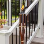 TIKI 57 in. Brown Tahiti Bamboo Torch (1122069)