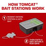 TOMCAT 4 Pre-Filled Ready-To-Use Animal Bait Stations, Mouse Killer, Child Resistant, Disposable Station (037161005)