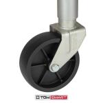 TowSmart 1,000 lbs. Capacity 10 in. Lift Side Wind Swing Down Bolt On Trailer Jack (7286)