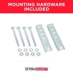 TowSmart 1,000 lbs. Capacity 10 in. Lift Side Wind Swing Down Bolt On Trailer Jack (7286)