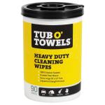 Tub O' Towels Heavy-Duty Cleaning Wipes, Citrus Scent (90-Count) (TW90)