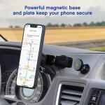 Tzumi PowerMount 360° Rotating Magnetic Mount with Brackets (8487HD)