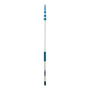 Unger 24 ft. Aluminum Telescoping Pole with Quick-Flip Clamps and Connect and Clean Locking Cone (972980)
