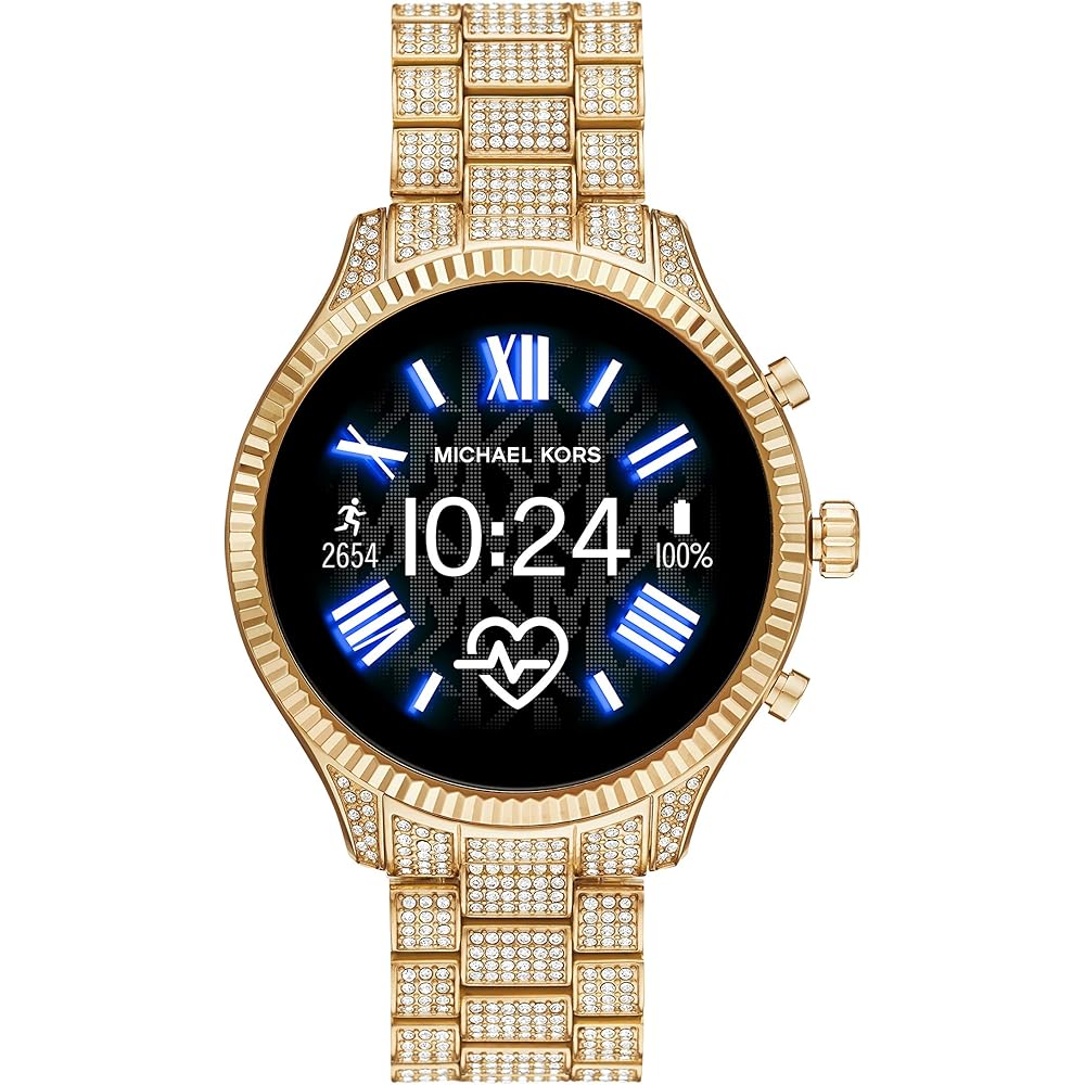 MK Lexington Gen5 Dore Pave Smartwatch