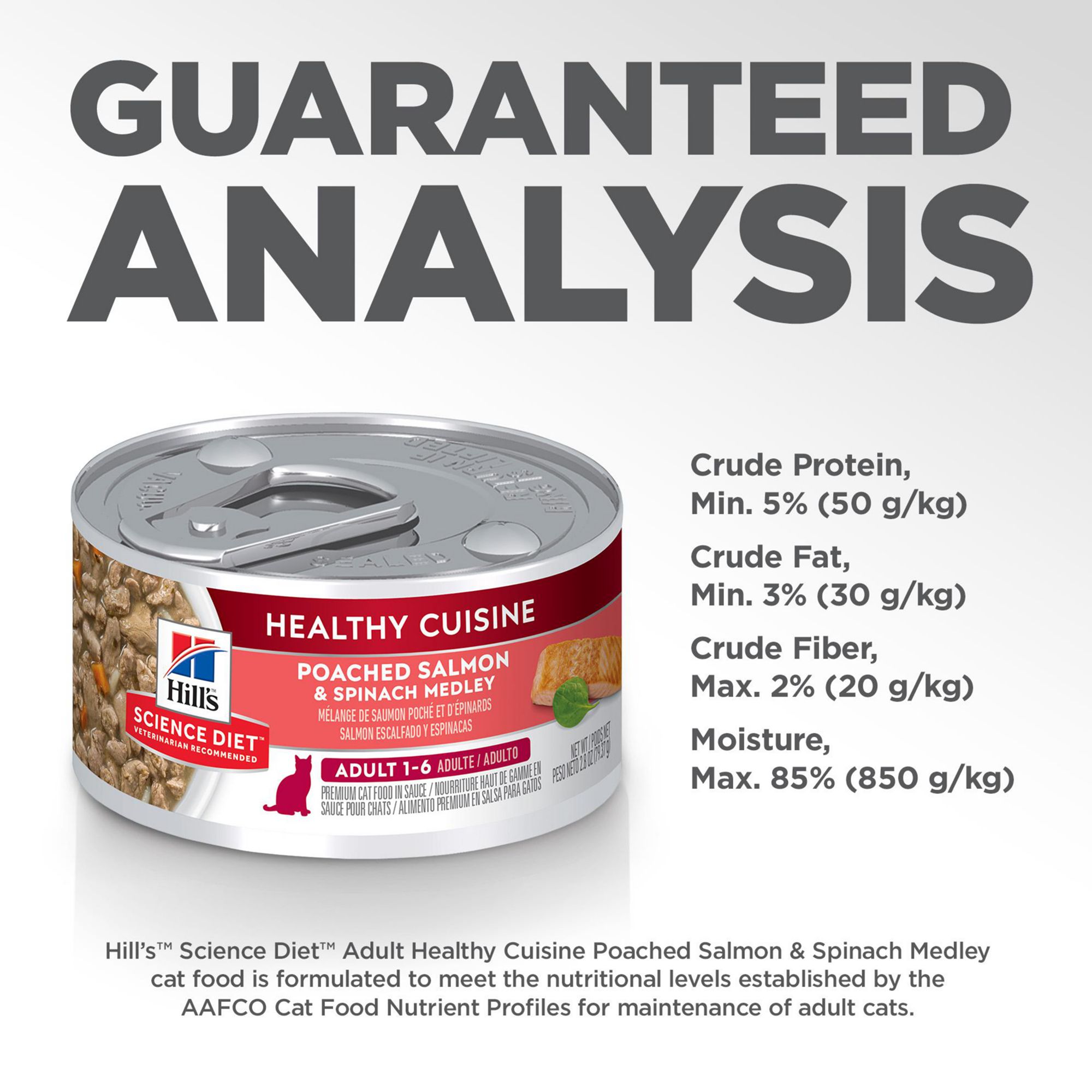 Hill's Science Diet Healthy Cuisine Cat Food - Salmon & Spinach Medley - Image 7