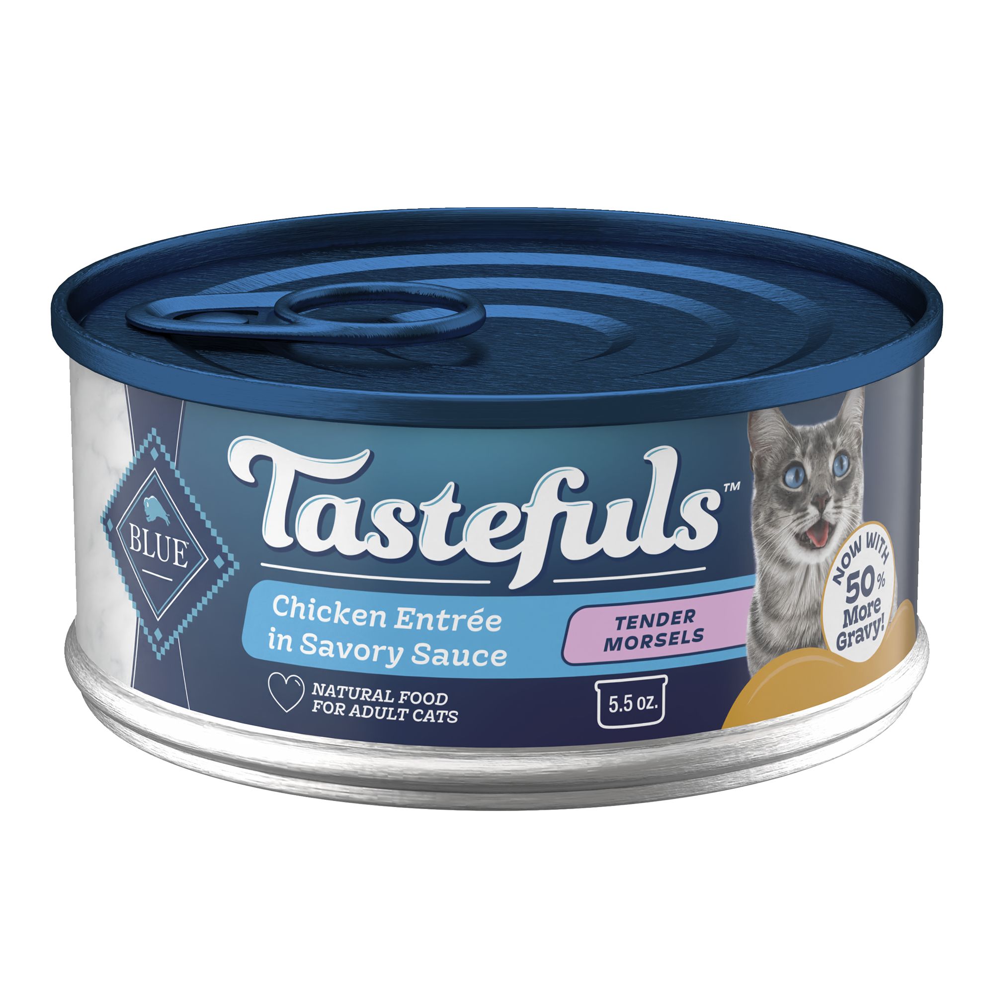 Blue Buffalo® Tastefuls&trade; Adult Wet Cat Food Tender Morsels - Natural, Chicken - Image 2