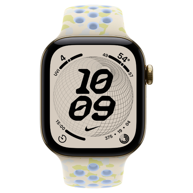 Apple Watch Series 12 42mm,GPS + Cellular Titanium Radiant Gold (Nike Sport Band) - Image 2