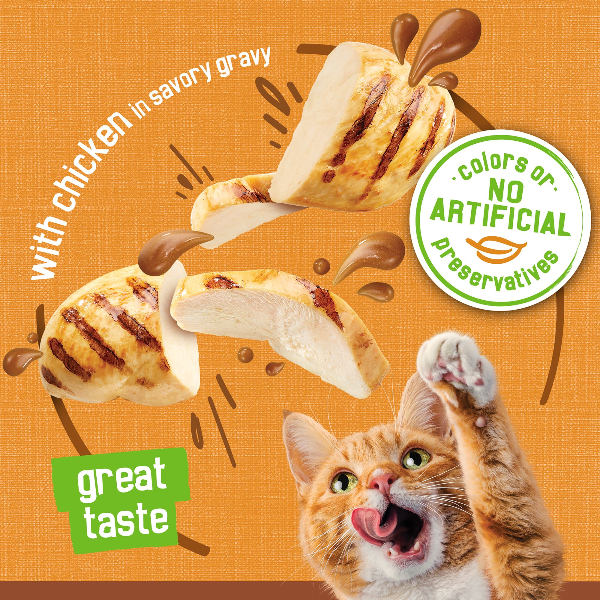Purina® Friskies® Extra Gravy Adult Cat Wet Food - Chicken - Image 5