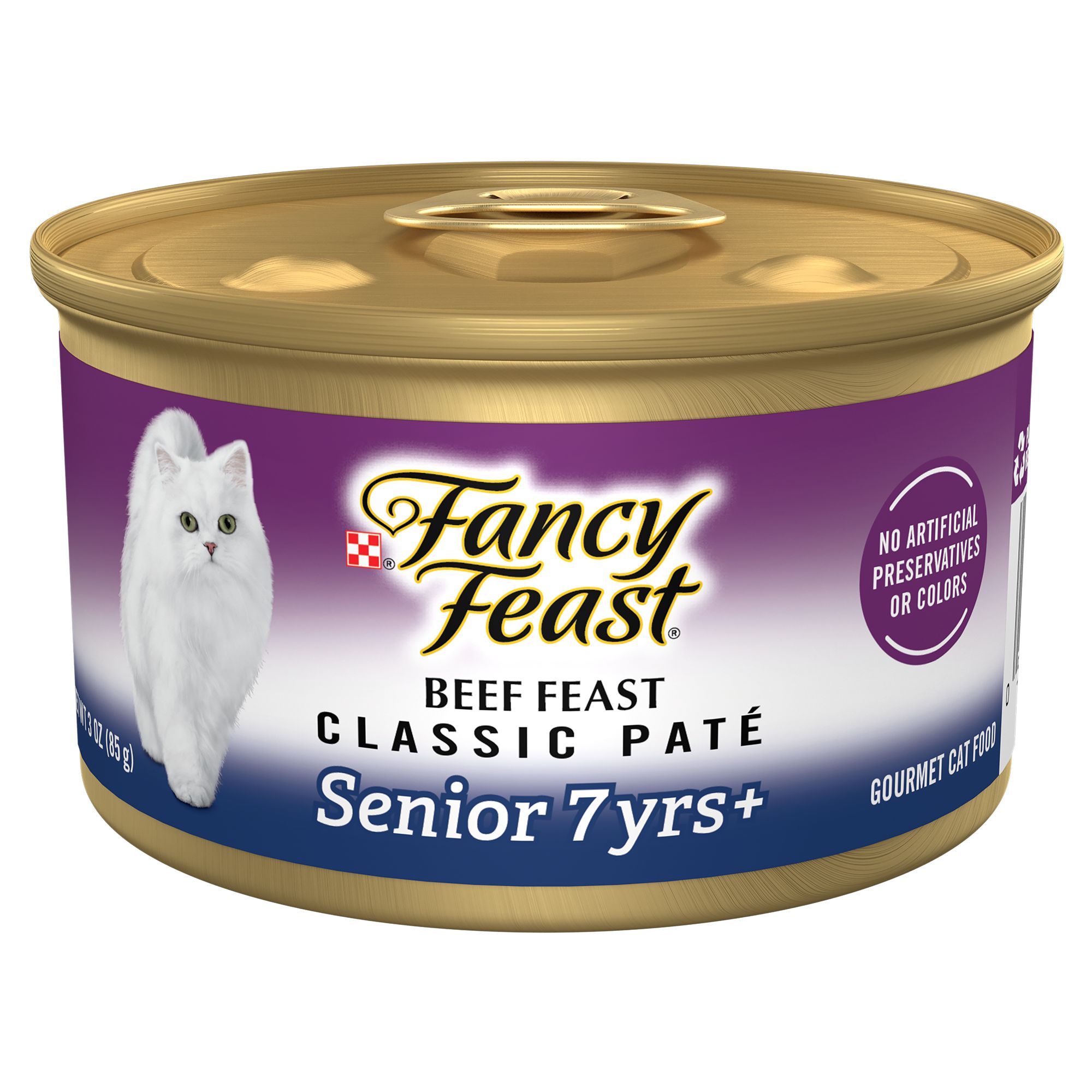 Fancy Feast® Senior Senior Cat Wet Food - High-Protein, Antioxidants, Beef - Image 2