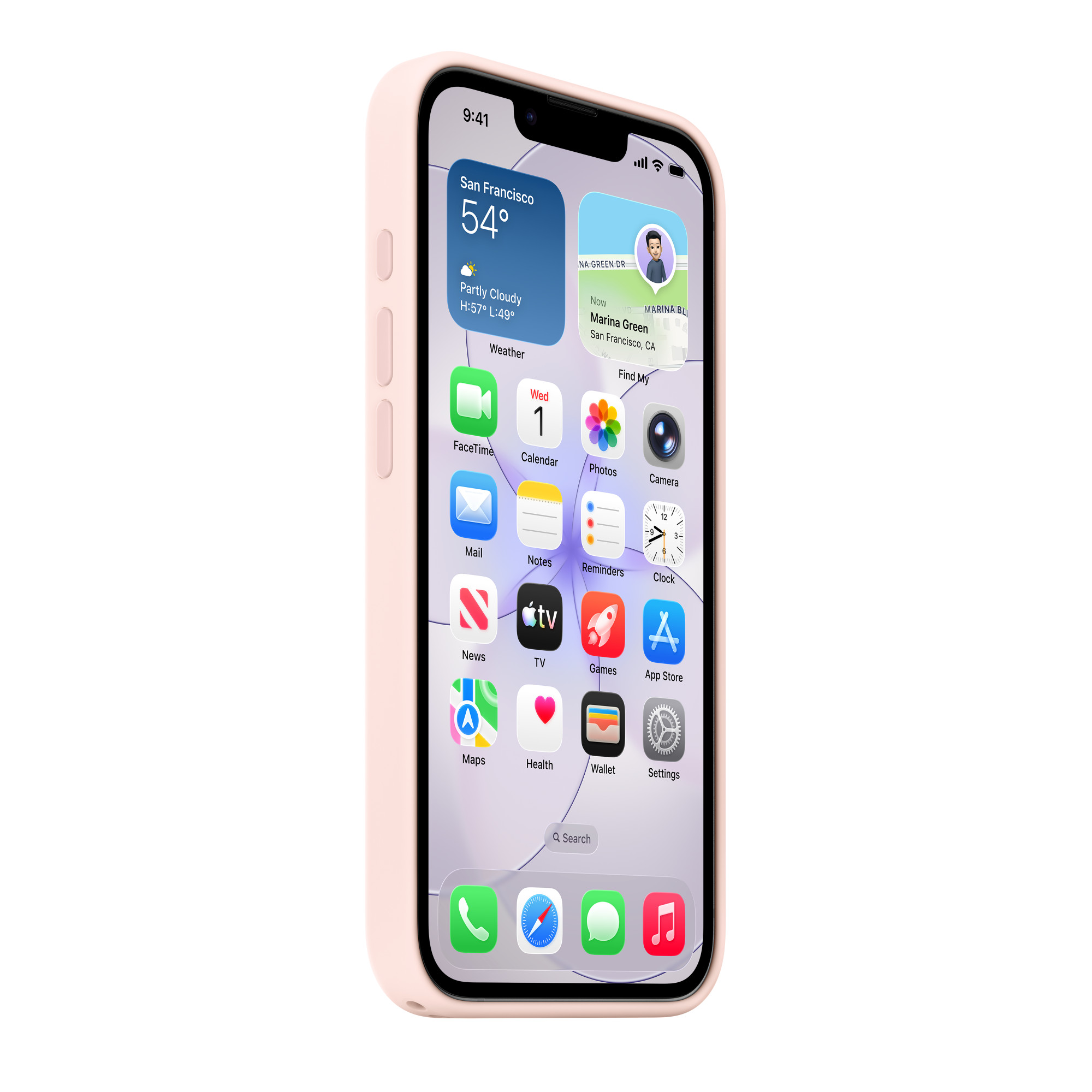 iPhone 17e Silicone Case with MagSafe – Soft Pink - Image 4
