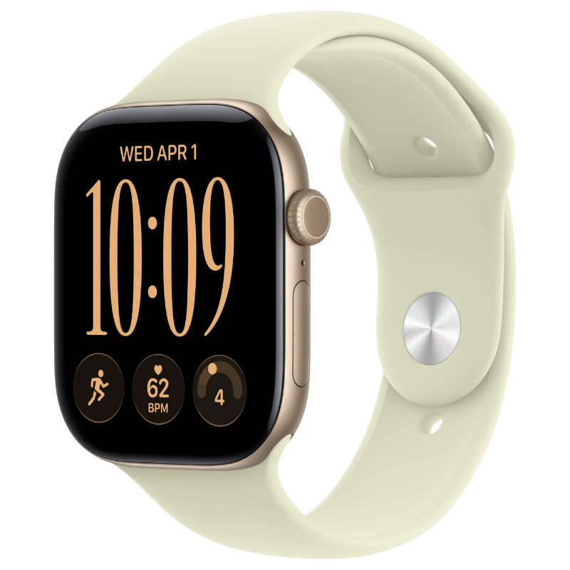 Apple Watch Series 12 46mm,GPS Aluminum Light Gold
