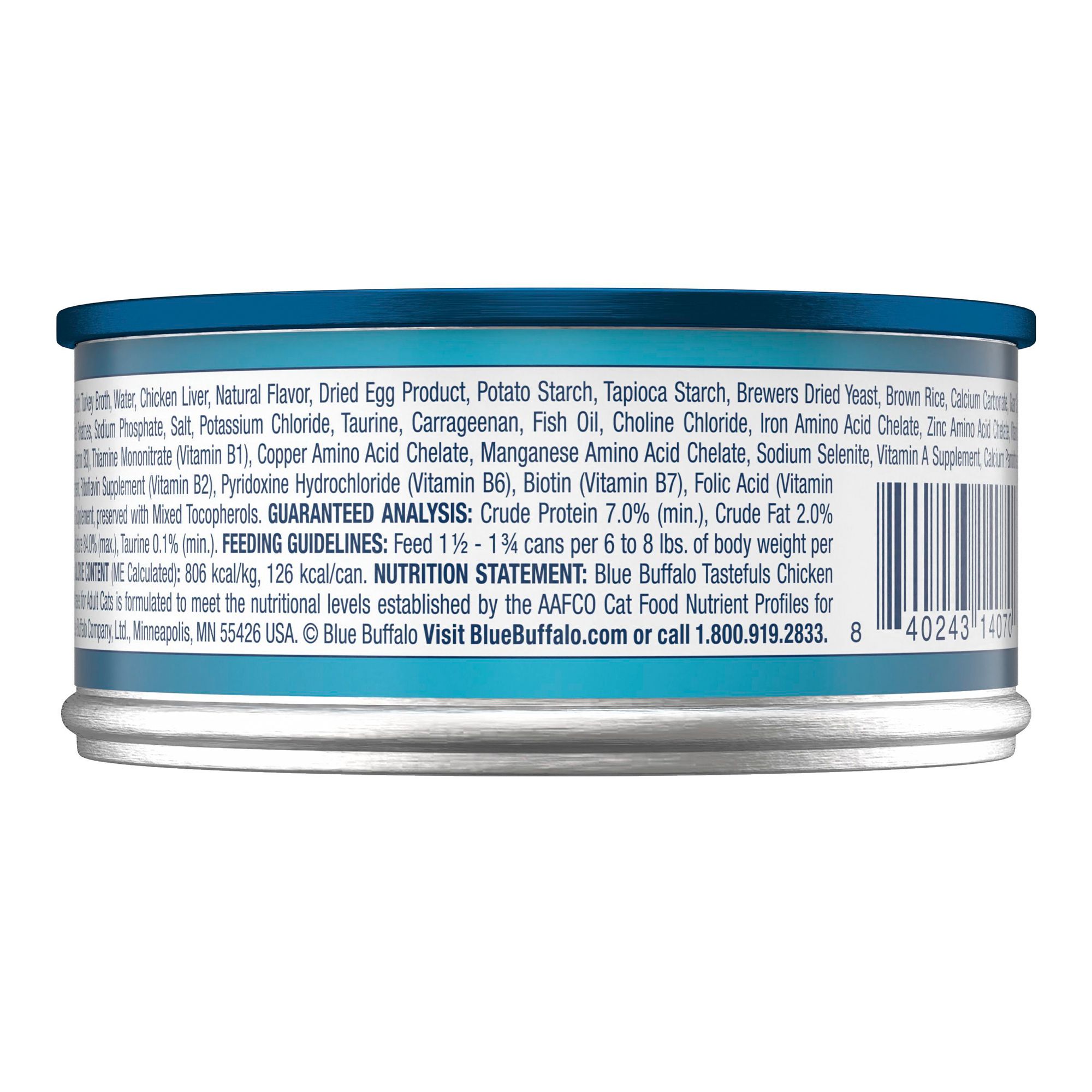 Blue Buffalo® Tastefuls&trade; Adult Wet Cat Food Tender Morsels - Natural, Chicken - Image 3
