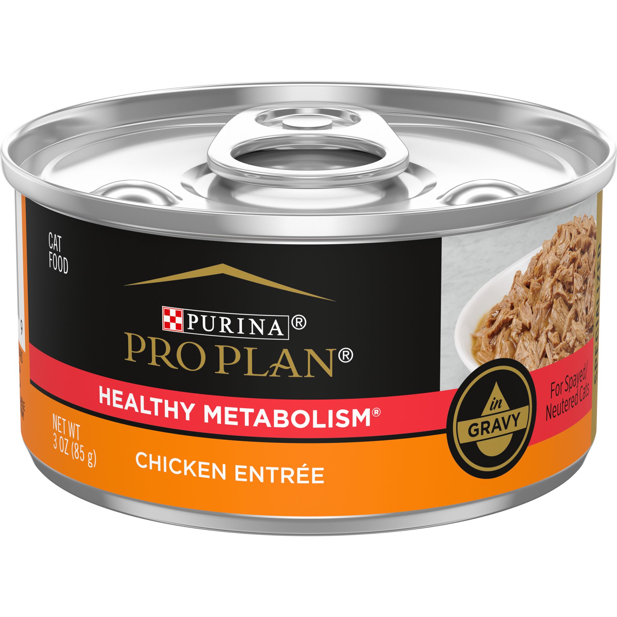 Purina Pro Plan Healthy Metabolism Adult Wet Cat Food - High-Protein, With Vitamins, Chicken - Image 2