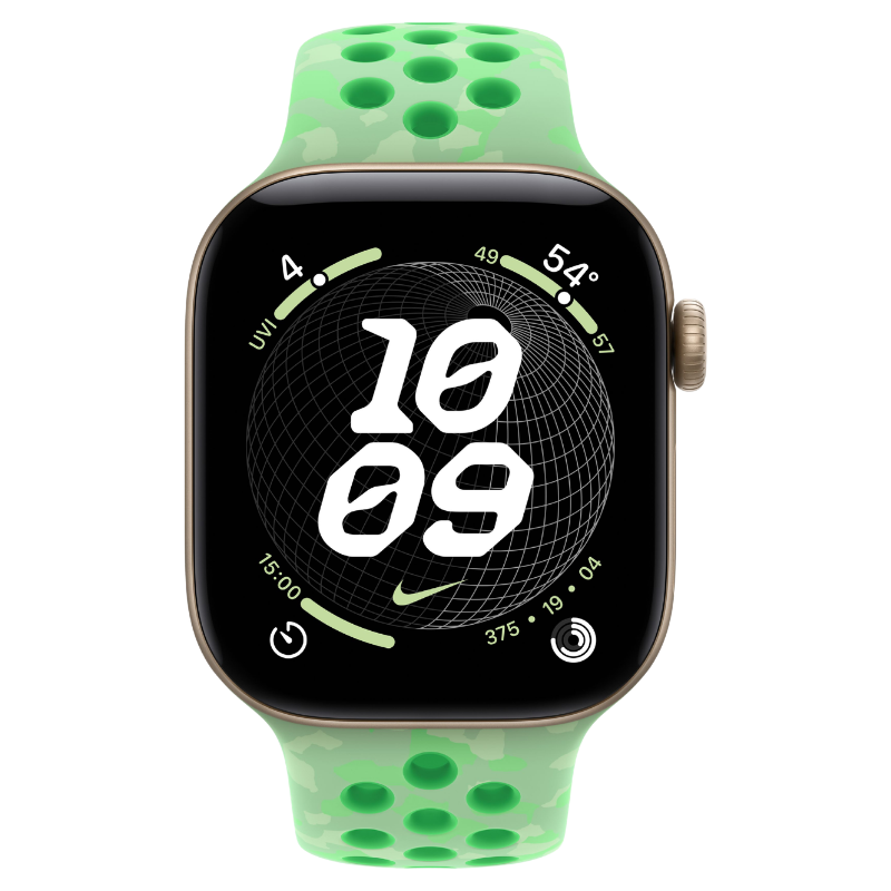 Apple Watch Series 12 42mm,GPS Aluminum Light Gold (Nike Sport Band) - Image 2