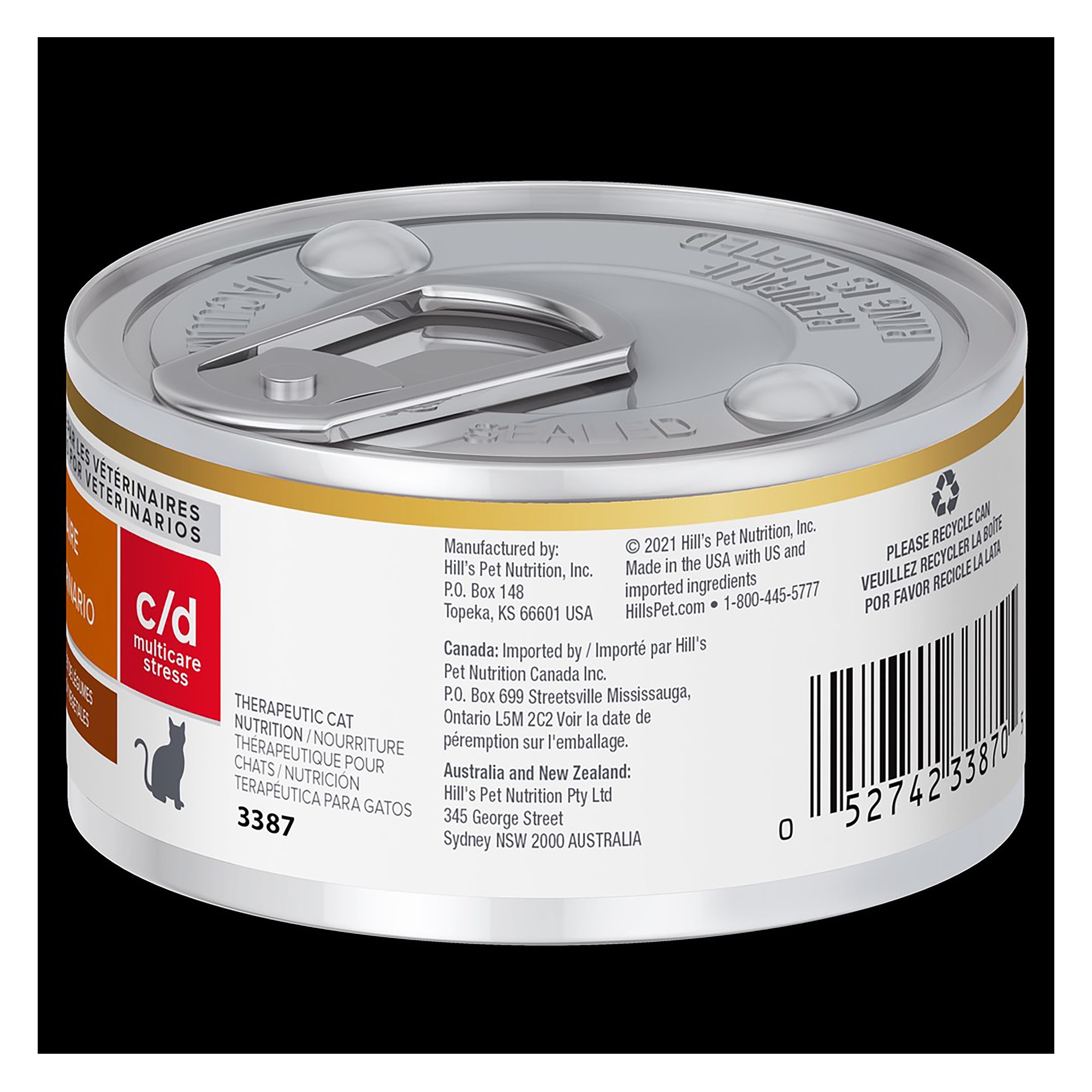 Hill's® Prescription Diet® c/d Multicare Urinary Care Stress Cat Food - Chicken & Vegetable Stew - Image 3