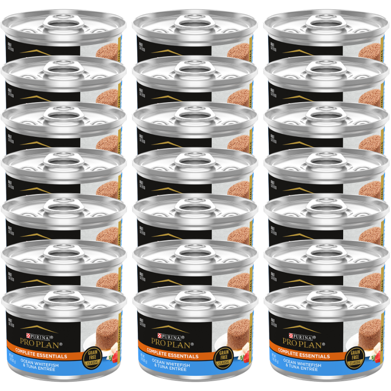 Purina Pro Plan Complete Essentials Adult Wet Cat Food - Antioxidants, High-Protein, Loaf, Ocean Whitefish & Tuna - Image 1