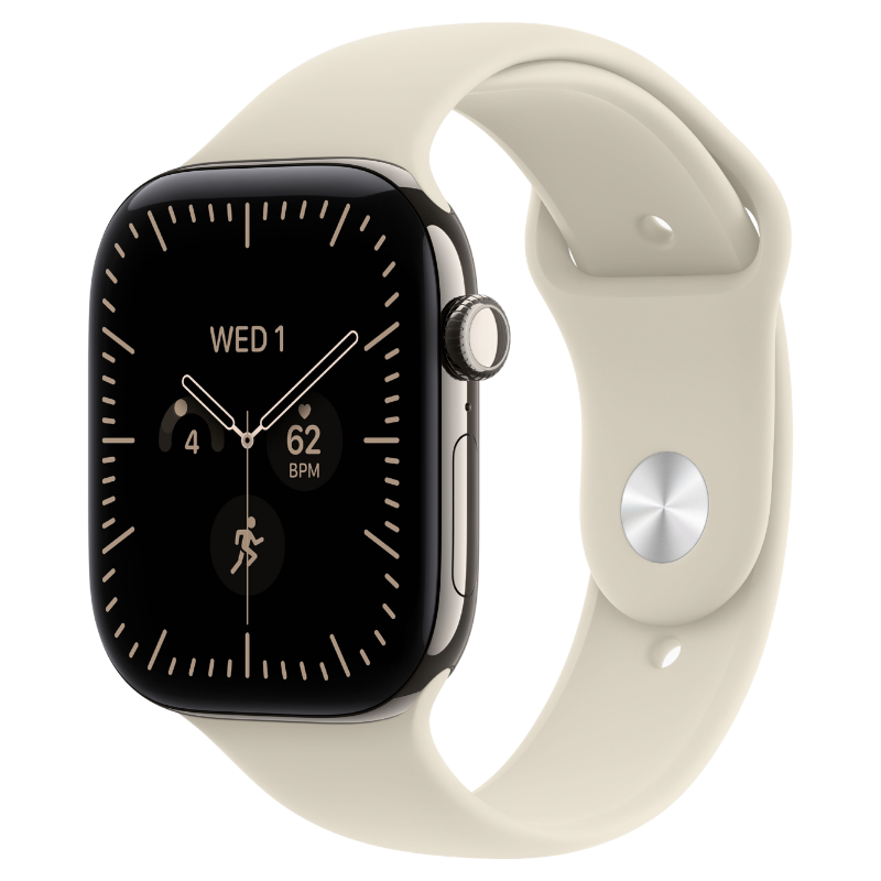 Apple Watch Series 12 46mm,GPS + Cellular Titanium Natural
