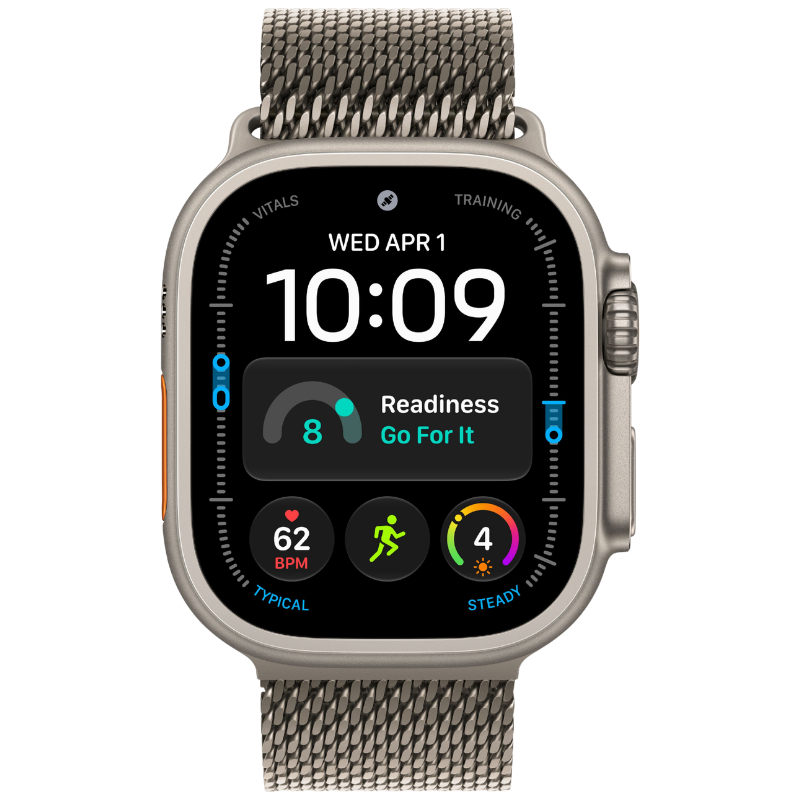Apple Watch Ultra 4, 49mm Titanium Milanese Loop - Image 2