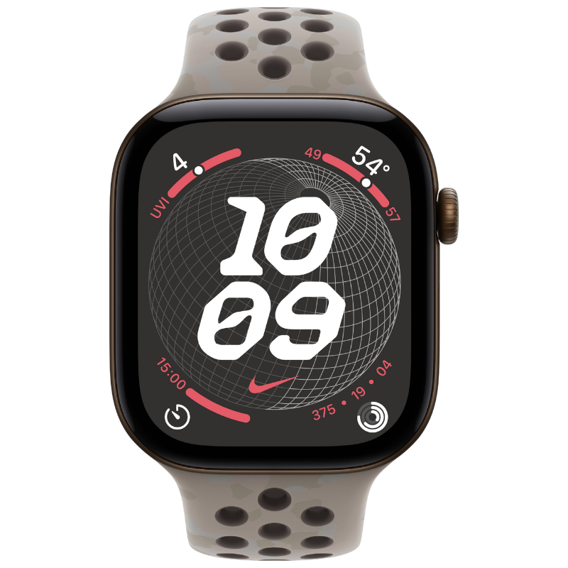 Apple Watch Series 12 46mm,GPS Aluminum Dark Bronze (Nike Sport Band) - Image 2