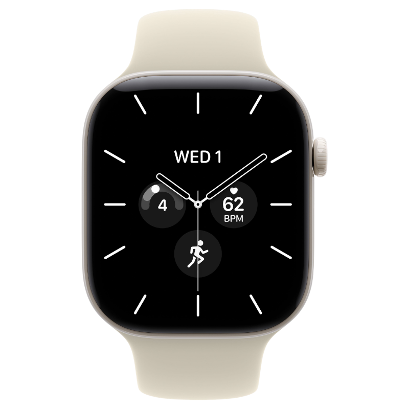 Apple Watch Series 12 46mm, Ceramic Pearl White - Image 2