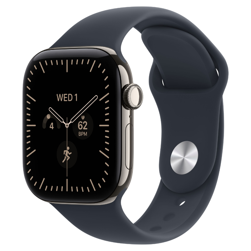 Apple Watch Series 12 42mm,GPS + Cellular Titanium Natural