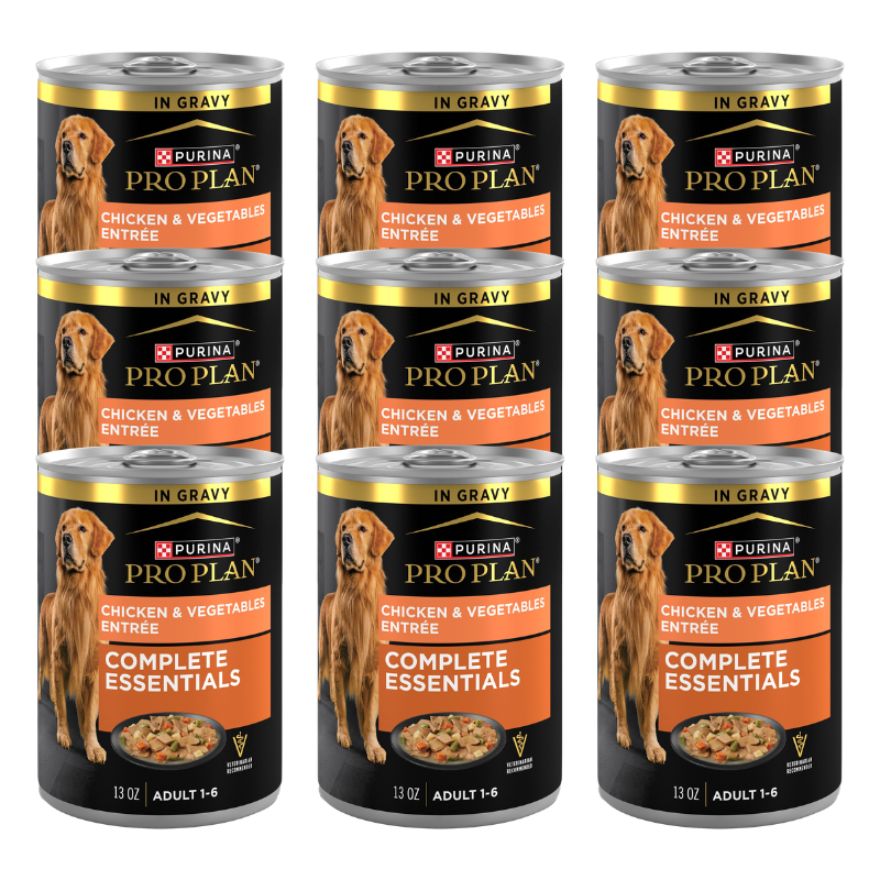 Purina Pro Plan Complete Essentials Adult Wet Dog Food – Chicken & Vegetables - Image 1