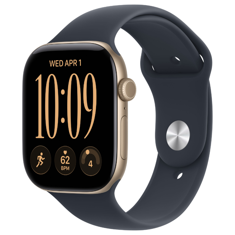 Apple Watch Series 12 46mm,GPS Aluminum Light Gold