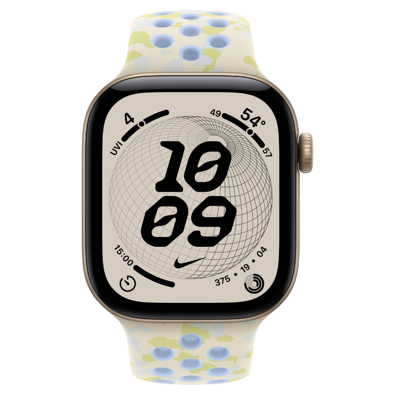 Apple Watch Series 12 42mm,GPS Aluminum Light Gold (Nike Sport Band) - Image 2