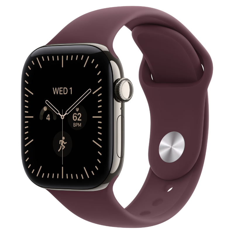 Apple Watch Series 12 42mm,GPS + Cellular Titanium Natural