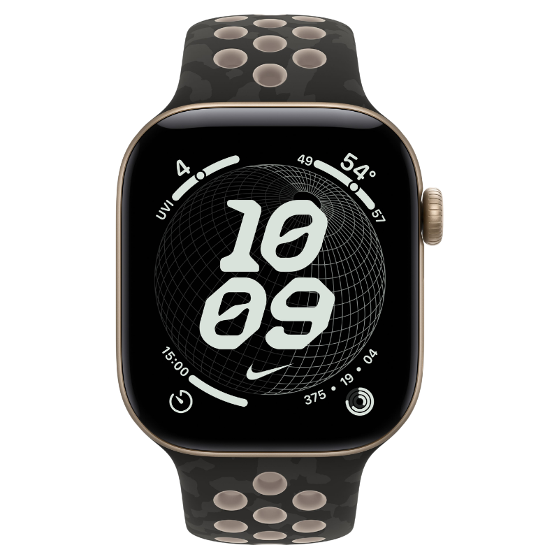 Apple Watch Series 12 42mm,GPS Aluminum Light Gold (Nike Sport Band) - Image 2