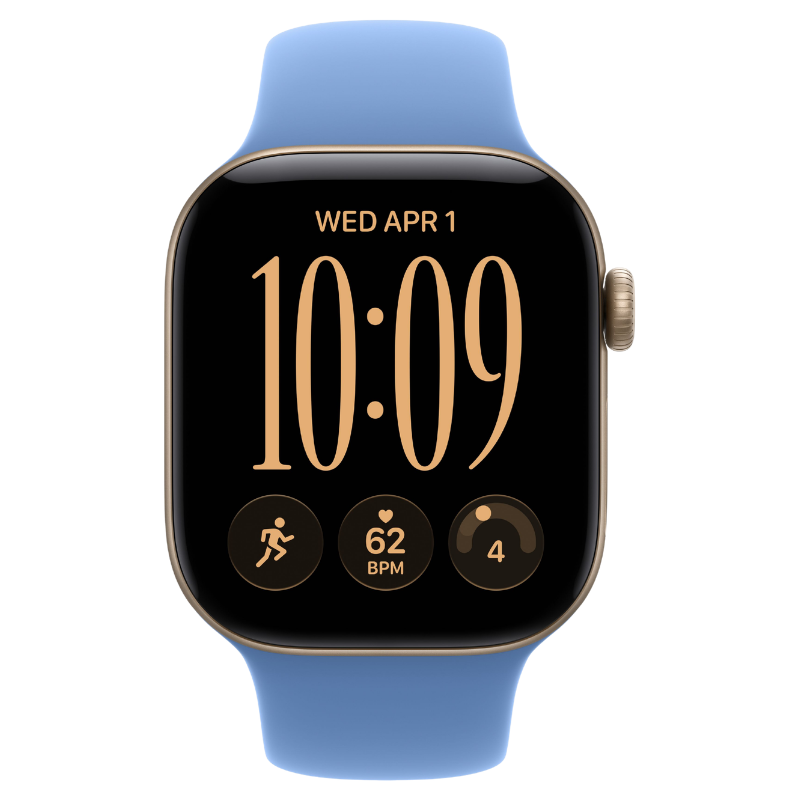 Apple Watch Series 12 42mm,GPS Aluminum Light Gold - Image 2