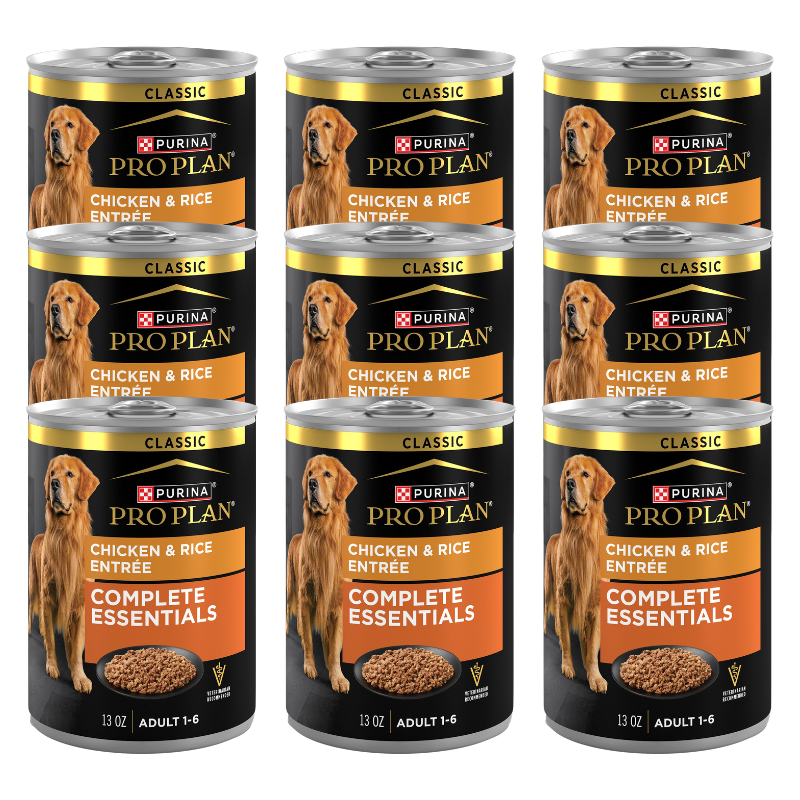Purina Pro Plan Complete Essentials Wet Dog Food for Adults – Chicken & Rice - Image 1