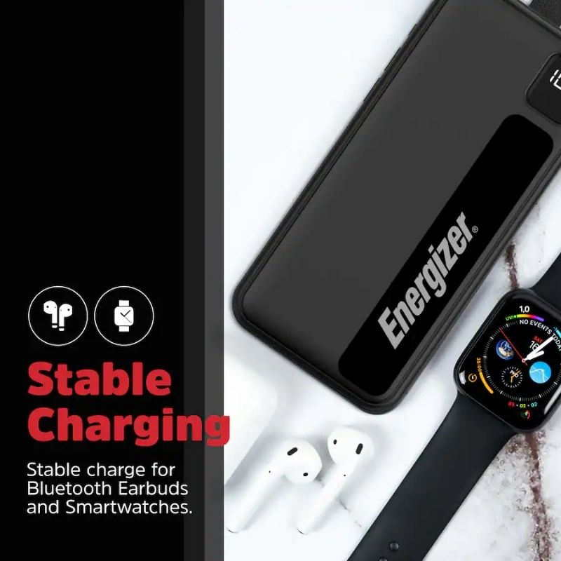 Energizer - MAX 30,000mAh 15W USB-C 3-Port Power Bank - Image 10