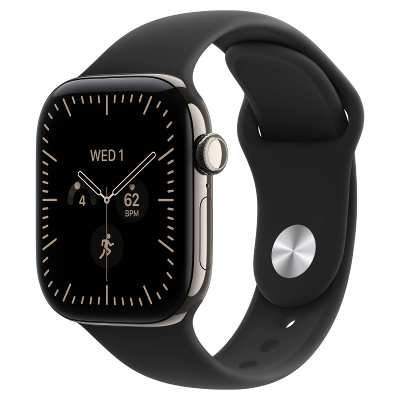 Apple Watch Series 12 42mm,GPS + Cellular Titanium Natural