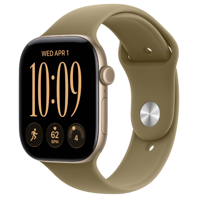 Apple Watch Series 12 46mm,GPS Aluminum Light Gold