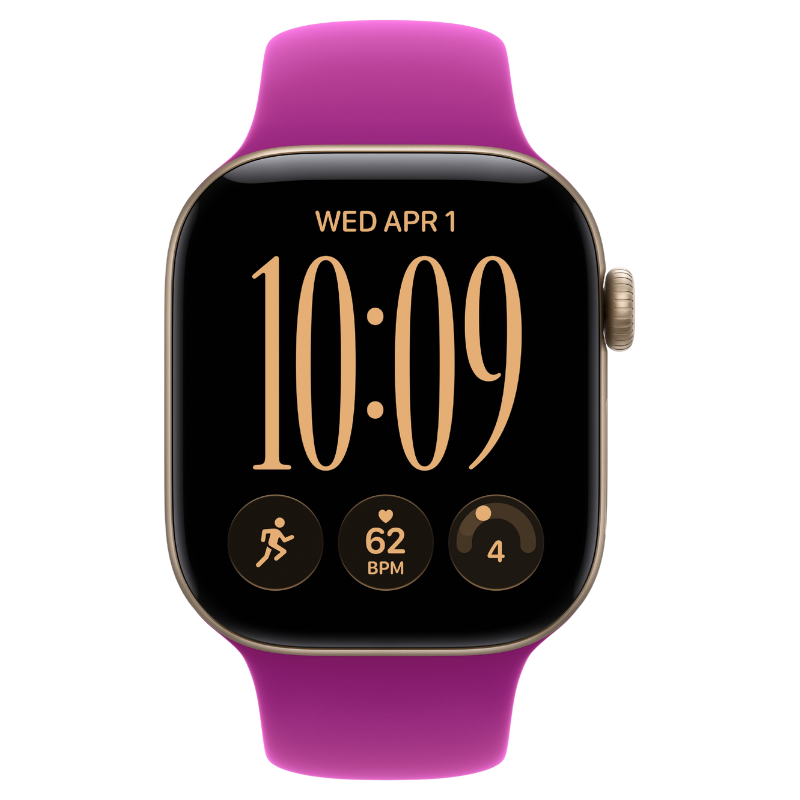 Apple Watch Series 12 42mm,GPS Aluminum Light Gold - Image 2