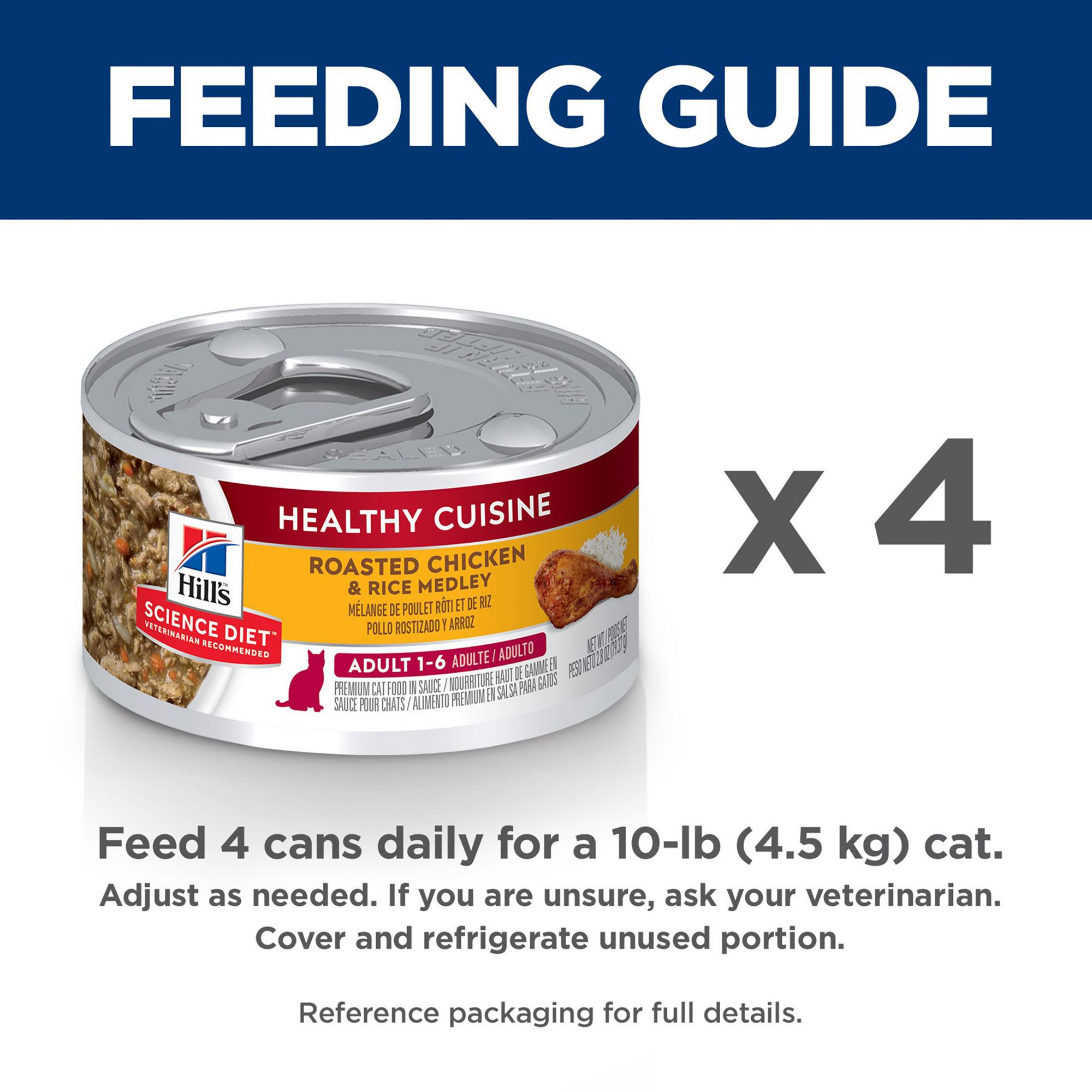 Hill's® Science Diet® Healthy Cuisine Adult Wet Cat Food - Medley, Chicken & Rice - Image 5
