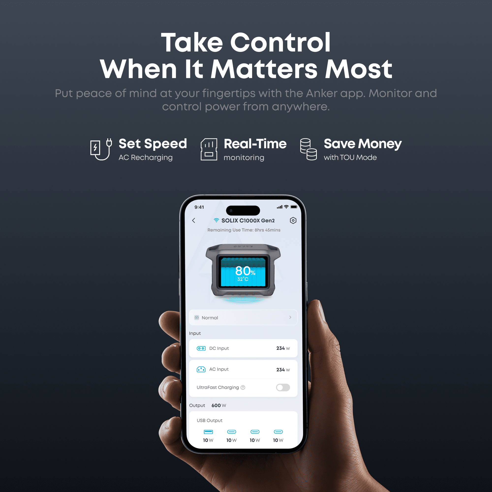 Anker SOLIX C1000X Gen 2 Portable Power Station - Image 4