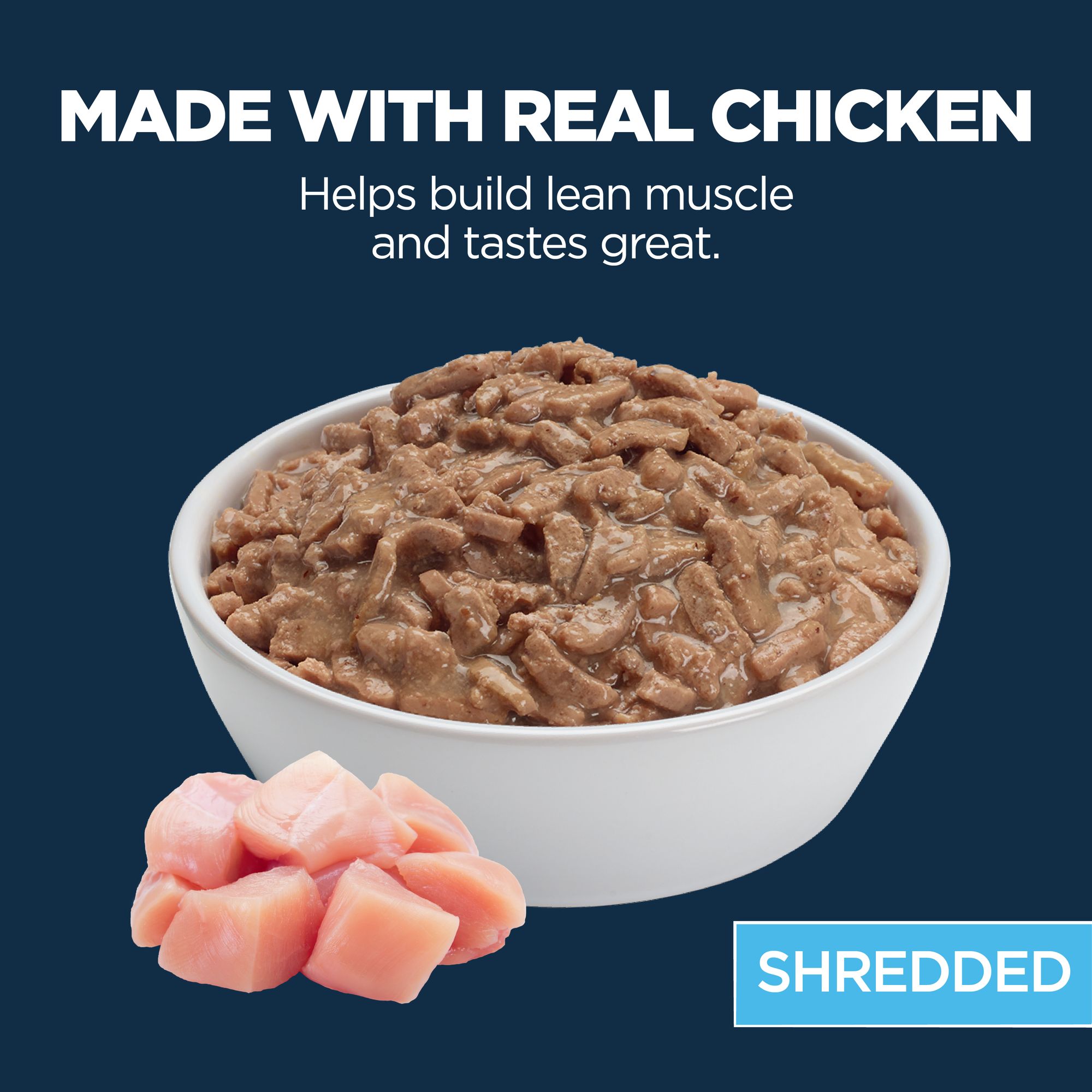 Authority® Everyday Health Adult Cat Wet Food - Shreds in Gravy, With-Grain, Chicken & Liver - Image 4