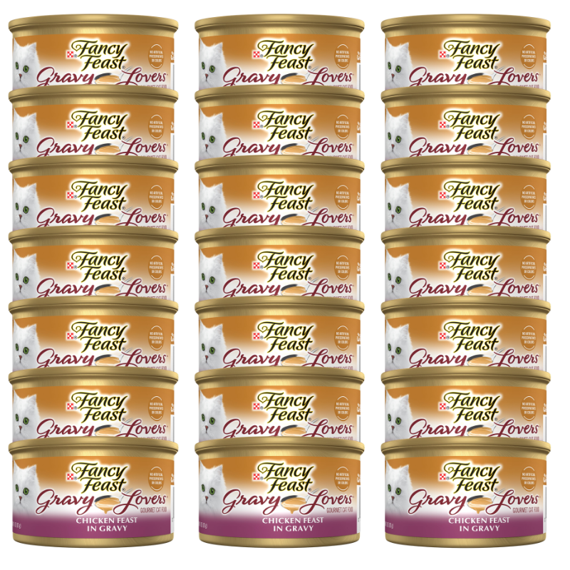 Fancy Feast® Gravy Lovers All Life Stages Cat Wet Food - Chicken - Image 1