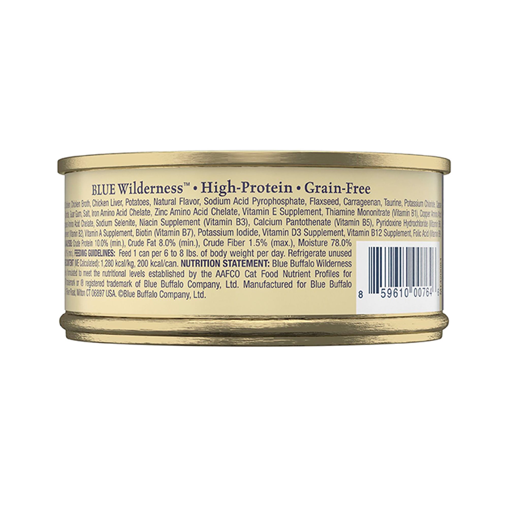 Blue Buffalo® Wilderness&trade;  Adult Wet Cat Food - Grain Free, Pate, - Chicken - Image 3