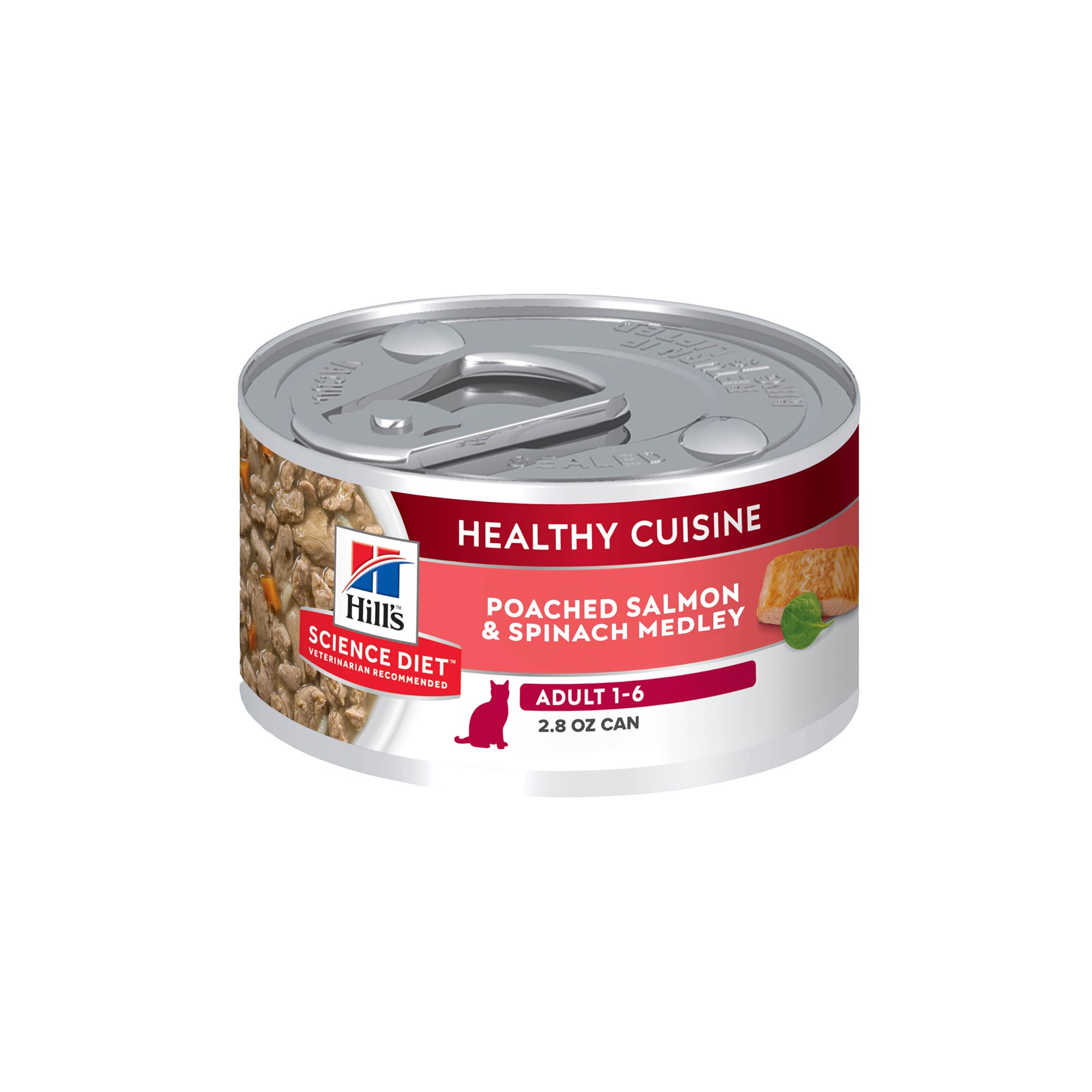 Hill's Science Diet Healthy Cuisine Cat Food - Salmon & Spinach Medley - Image 2