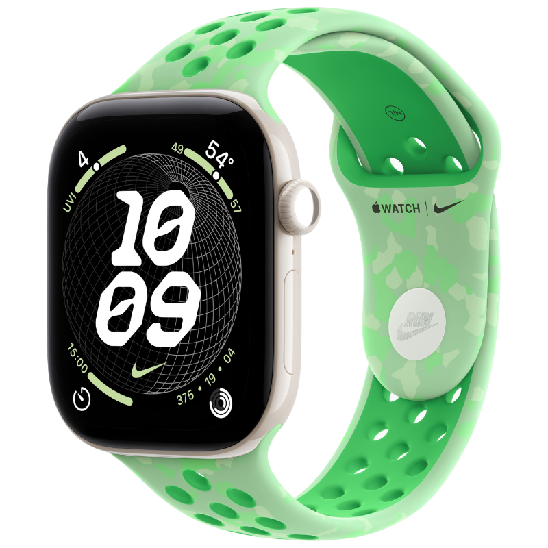 Apple Watch Series 12 46mm, Ceramic Pearl White (Nike Sport Band)