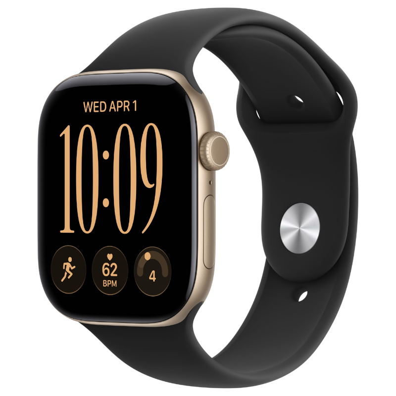 Apple Watch Series 12 46mm,GPS Aluminum Light Gold