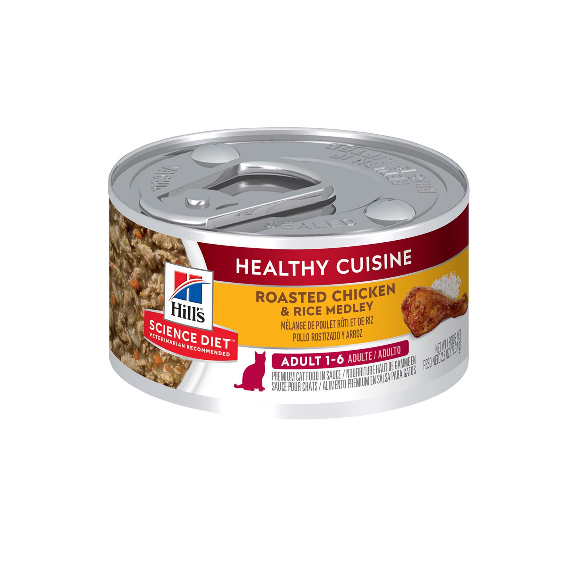 Hill's® Science Diet® Healthy Cuisine Adult Wet Cat Food - Medley, Chicken & Rice - Image 2