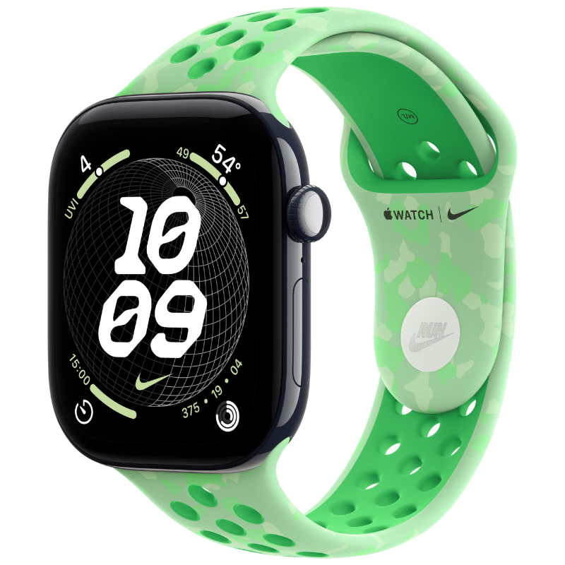 M/L - Green Spark (Rubber/Nike Sport Band)