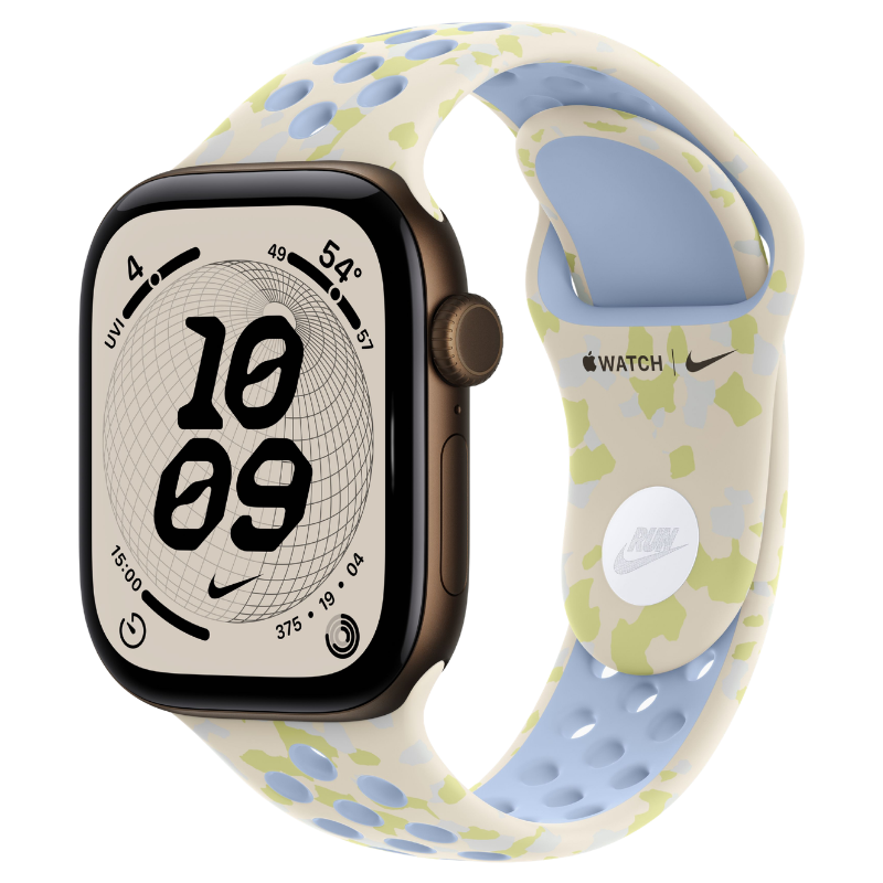 Apple Watch Series 12 42mm,GPS Aluminum Dark Bronze (Nike Sport Band)
