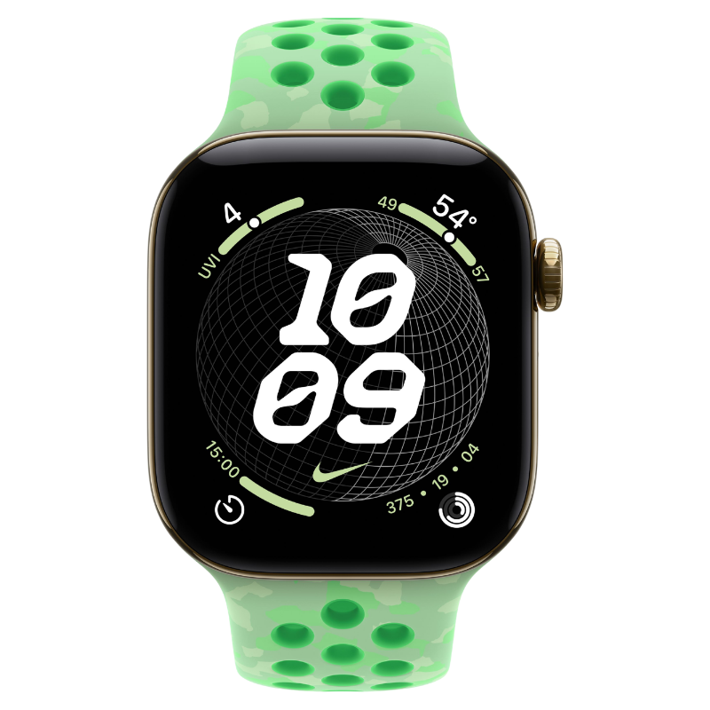 Apple Watch Series 12 42mm,GPS + Cellular Titanium Radiant Gold (Nike Sport Band) - Image 2